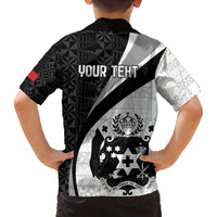 Personalised Tonga Emancipation Day Family Matching Long Sleeve Bodycon Dress and Hawaiian Shirt Since 1970 Ngatu Tribal Pattern LT9 - Polynesian Pride