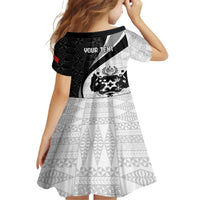 Personalised Tonga Emancipation Day Family Matching Short Sleeve Bodycon Dress and Hawaiian Shirt Since 1970 Ngatu Tribal Pattern LT9 - Polynesian Pride