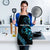 All Black Maori Tribal Tattoo Personalised Apron Polynesian Style - Polynesian Pride