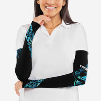 All Black Maori Tribal Tattoo Personalised Arm Sleeves Polynesian Style - Polynesian Pride