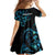 All Black Maori Tribal Tattoo Personalised Family Matching Tank Maxi Dress and Hawaiian Shirt Polynesian Style