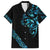 All Black Maori Tribal Tattoo Personalised Family Matching Tank Maxi Dress and Hawaiian Shirt Polynesian Style