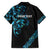 All Black Maori Tribal Tattoo Personalised Family Matching Tank Maxi Dress and Hawaiian Shirt Polynesian Style