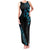All Black Maori Tribal Tattoo Personalised Family Matching Tank Maxi Dress and Hawaiian Shirt Polynesian Style