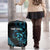 All Black Maori Tribal Tattoo Personalised Luggage Cover Polynesian Style