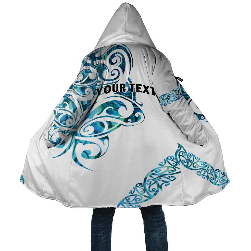 All White Maori Tribal Tattoo Personalised Cloak Polynesian Style - Polynesian Pride