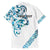 All White Maori Tribal Tattoo Personalised Family Matching Tank Maxi Dress and Hawaiian Shirt Polynesian Style