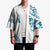 All White Maori Tribal Tattoo Personalised Kimono Polynesian Style - Polynesian Pride