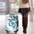 All White Maori Tribal Tattoo Personalised Luggage Cover Polynesian Style