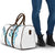 All White Maori Tribal Tattoo Personalised Travel Bag Polynesian Style - Polynesian Pride
