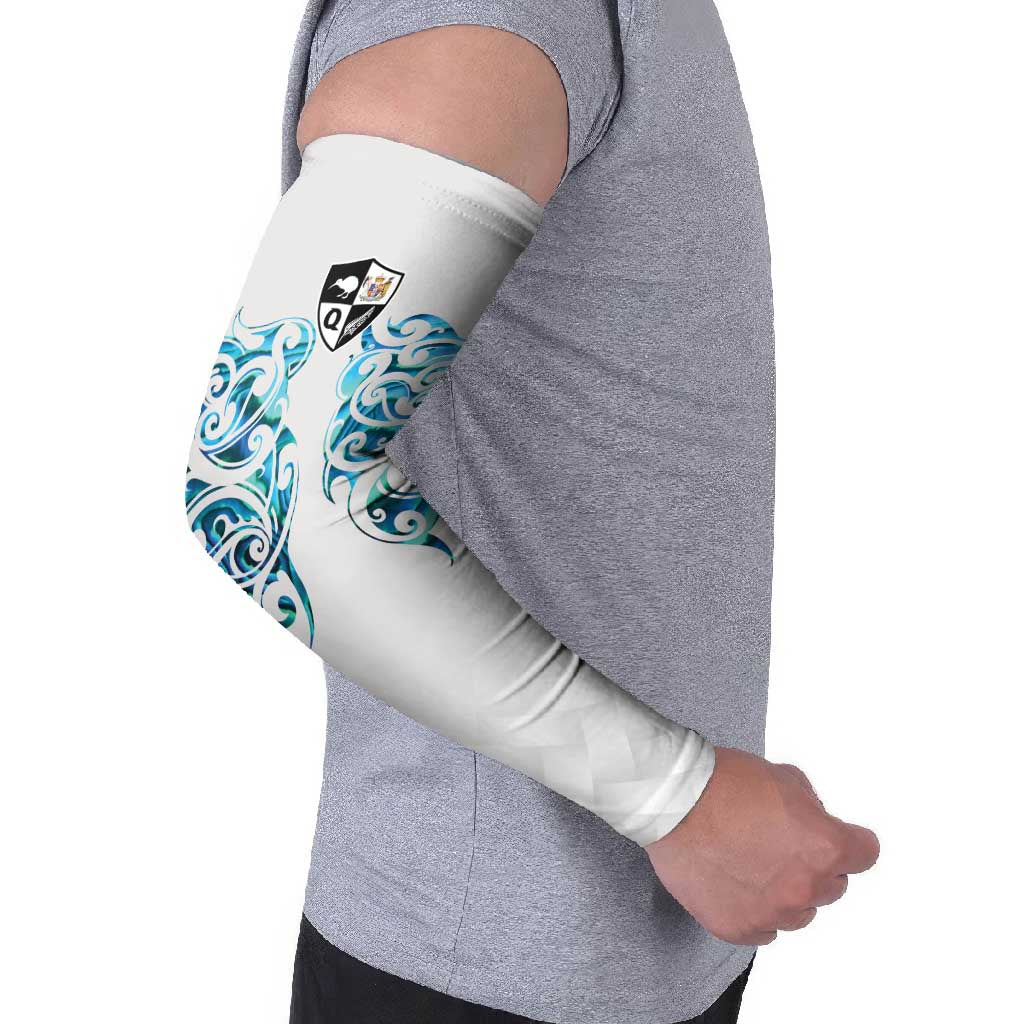 Queensland Maori Kiwi Personalised Arm Sleeves Ma Kakariki Papua Shell Maori Tribal Tattoo - Polynesian Pride
