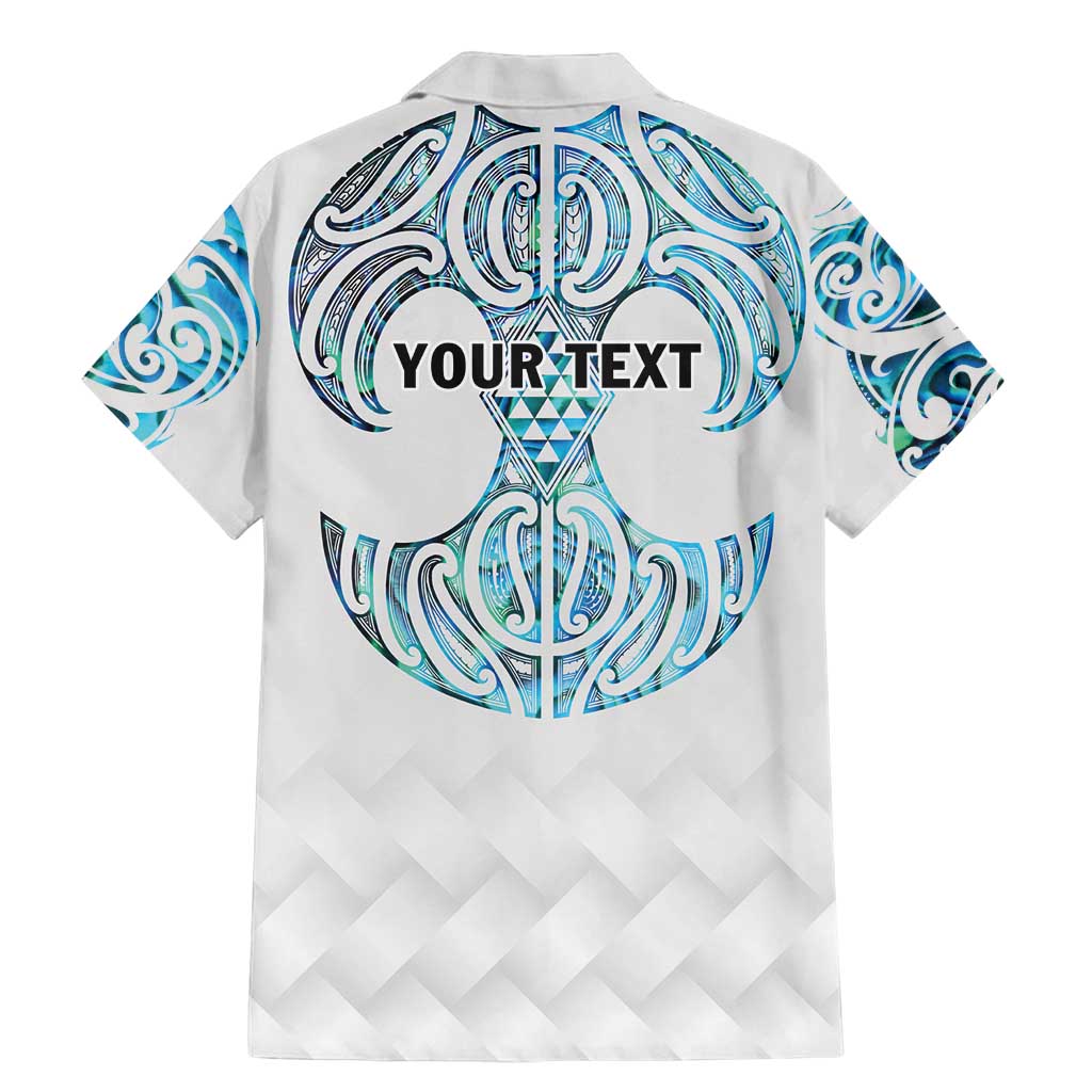 Queensland Maori Kiwi Personalised Family Matching Mermaid Dress and Hawaiian Shirt Ma Kakariki Papua Shell Maori Tribal Tattoo LT9 - Polynesian Pride