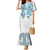 Queensland Maori Kiwi Personalised Family Matching Mermaid Dress and Hawaiian Shirt Ma Kakariki Papua Shell Maori Tribal Tattoo