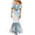 Queensland Maori Kiwi Personalised Family Matching Mermaid Dress and Hawaiian Shirt Ma Kakariki Papua Shell Maori Tribal Tattoo