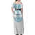 Queensland Maori Kiwi Personalised Family Matching Off Shoulder Maxi Dress and Hawaiian Shirt Ma Kakariki Papua Shell Maori Tribal Tattoo