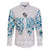 Queensland Maori Kiwi Personalised Family Matching Puletasi and Hawaiian Shirt Ma Kakariki Papua Shell Maori Tribal Tattoo