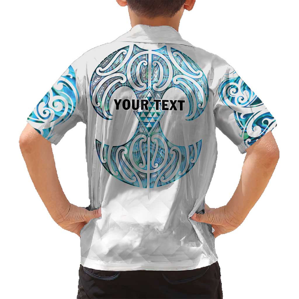 Queensland Maori Kiwi Personalised Family Matching Summer Maxi Dress and Hawaiian Shirt Ma Kakariki Papua Shell Maori Tribal Tattoo LT9 - Polynesian Pride