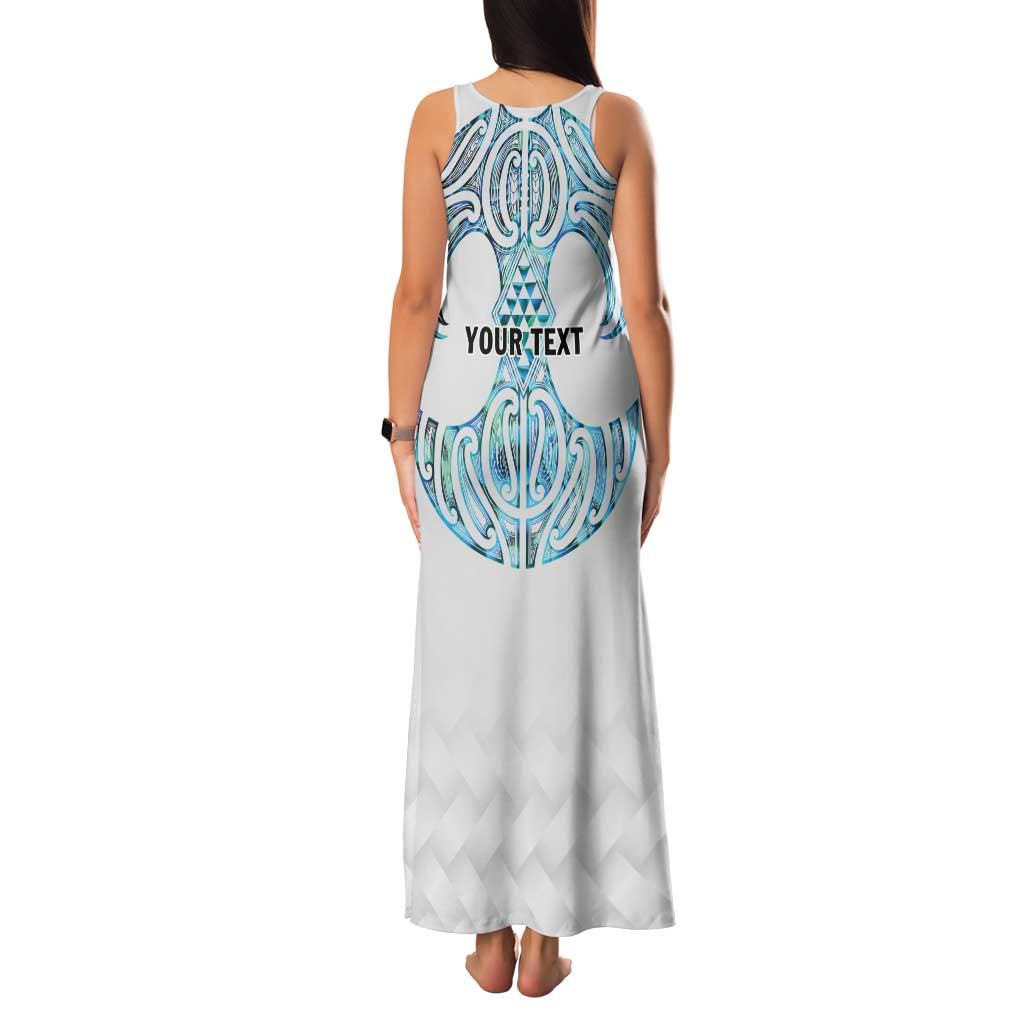 Queensland Maori Kiwi Personalised Family Matching Tank Maxi Dress and Hawaiian Shirt Ma Kakariki Papua Shell Maori Tribal Tattoo