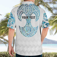 Queensland Maori Kiwi Personalised Hawaiian Shirt Ma Kakariki Papua Shell Maori Tribal Tattoo LT9 - Polynesian Pride