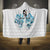 Queensland Maori Kiwi Personalised Hooded Blanket Ma Kakariki Papua Shell Maori Tribal Tattoo