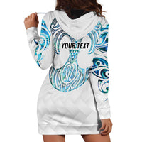 Queensland Maori Kiwi Personalised Hoodie Dress Ma Kakariki Papua Shell Maori Tribal Tattoo LT9 - Polynesian Pride