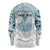 Queensland Maori Kiwi Personalised Long Sleeve Shirt Ma Kakariki Papua Shell Maori Tribal Tattoo