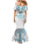 Queensland Maori Kiwi Personalised Mermaid Dress Ma Kakariki Papua Shell Maori Tribal Tattoo