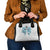 Queensland Maori Kiwi Personalised Shoulder Handbag Ma Kakariki Papua Shell Maori Tribal Tattoo