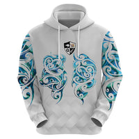 Queensland Maori Kiwi Personalised Zip Hoodie Ma Kakariki Papua Shell Maori Tribal Tattoo LT9 - Polynesian Pride