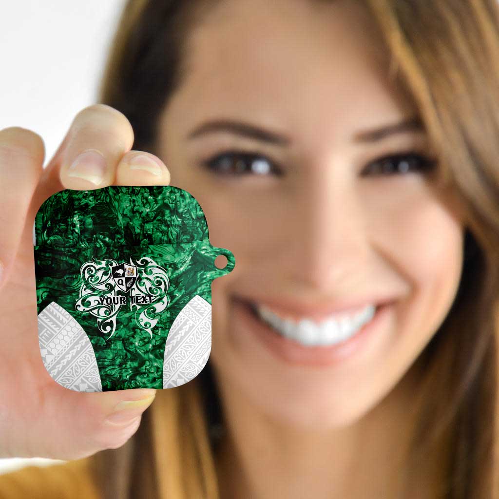 Queensland Maori Kiwi Personalised AirPods Case Kikirangi Papua Shell Maori Tribal Tattoo - Polynesian Pride