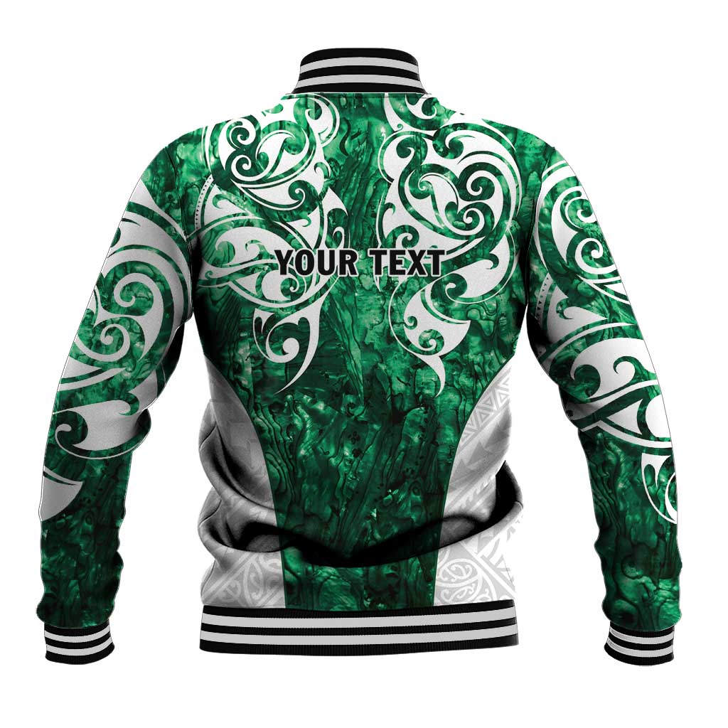Queensland Maori Kiwi Personalised Baseball Jacket Kikirangi Papua Shell Maori Tribal Tattoo LT9 - Polynesian Pride
