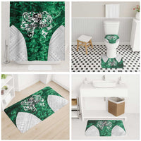 Queensland Maori Kiwi Personalised Bathroom Set Kikirangi Papua Shell Maori Tribal Tattoo - Polynesian Pride