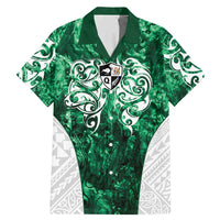 Queensland Maori Kiwi Personalised Family Matching Mermaid Dress and Hawaiian Shirt Kikirangi Papua Shell Maori Tribal Tattoo