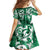 Queensland Maori Kiwi Personalised Family Matching Off Shoulder Maxi Dress and Hawaiian Shirt Kikirangi Papua Shell Maori Tribal Tattoo