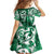 Queensland Maori Kiwi Personalised Family Matching Puletasi and Hawaiian Shirt Kikirangi Papua Shell Maori Tribal Tattoo