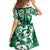 Queensland Maori Kiwi Personalised Family Matching Short Sleeve Bodycon Dress and Hawaiian Shirt Kikirangi Papua Shell Maori Tribal Tattoo