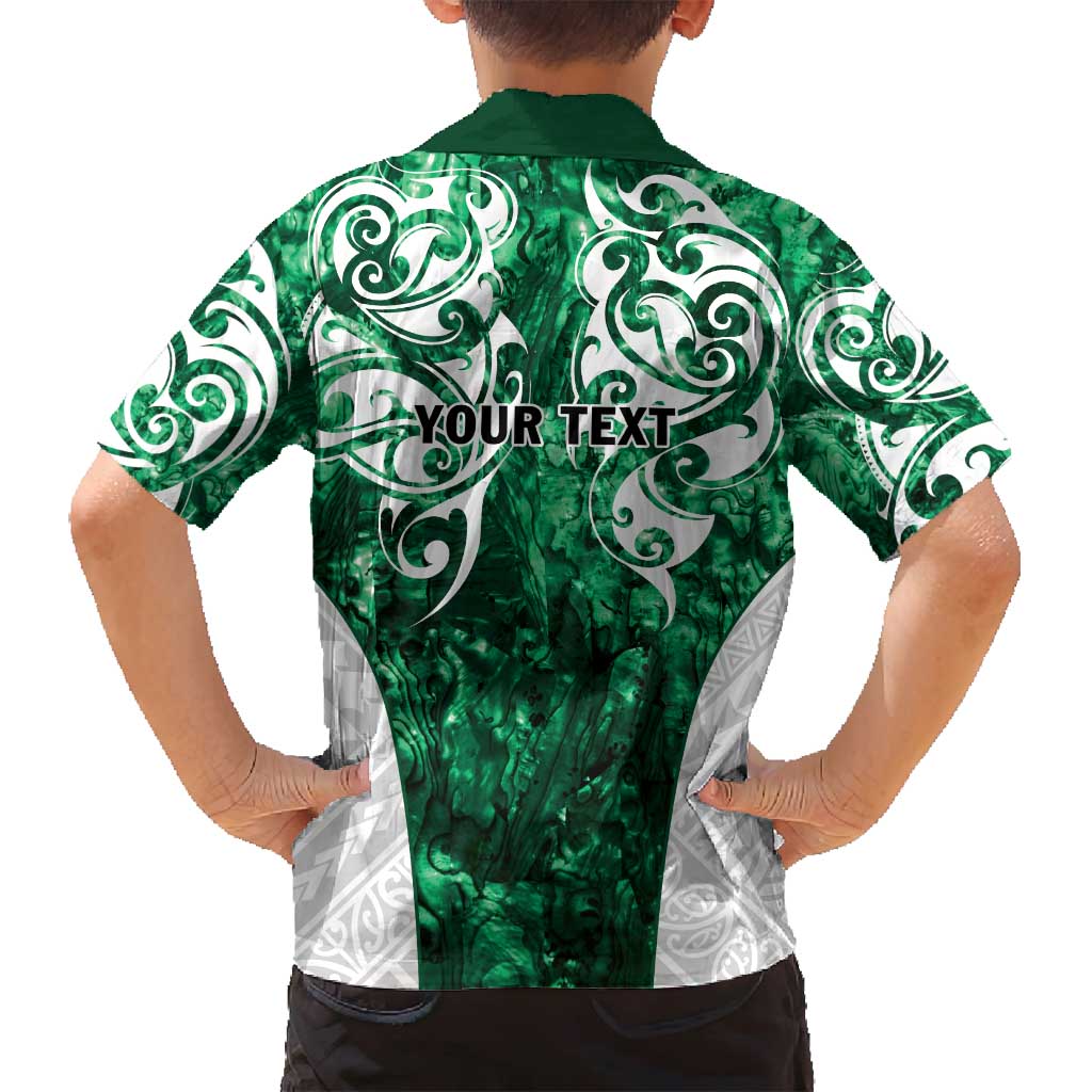 Queensland Maori Kiwi Personalised Family Matching Summer Maxi Dress and Hawaiian Shirt Kikirangi Papua Shell Maori Tribal Tattoo LT9 - Polynesian Pride