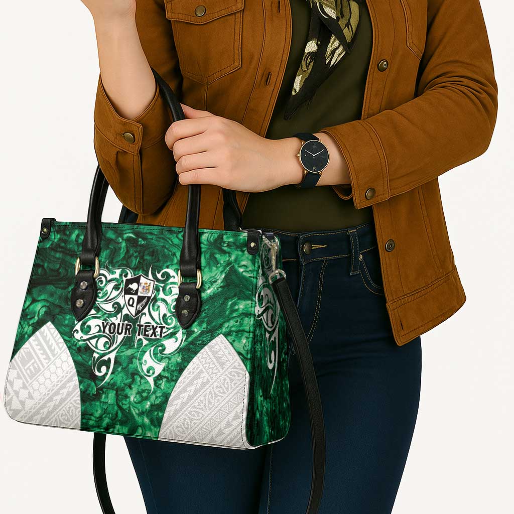 Queensland Maori Kiwi Personalised Leather Bag Kikirangi Papua Shell Maori Tribal Tattoo - Polynesian Pride