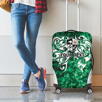 Queensland Maori Kiwi Personalised Luggage Cover Kikirangi Papua Shell Maori Tribal Tattoo