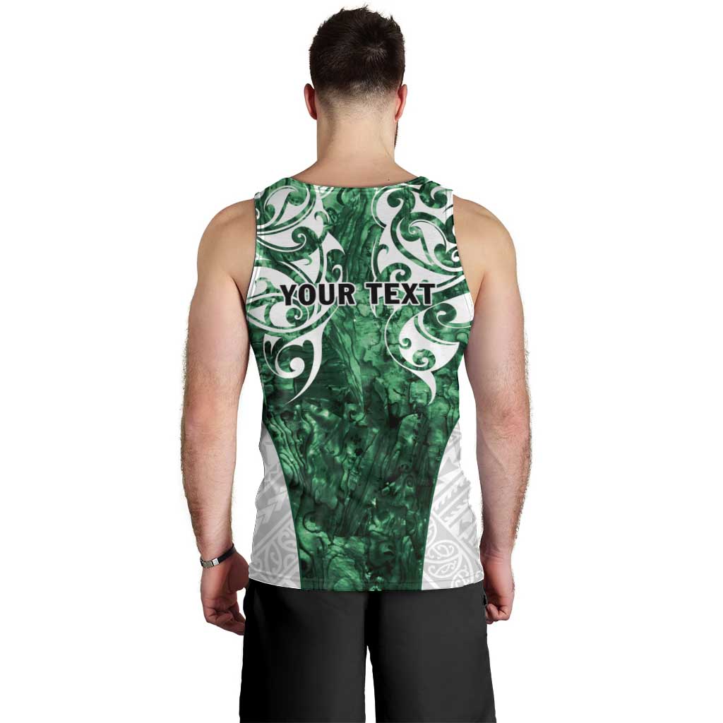 Queensland Maori Kiwi Personalised Men Tank Top Kikirangi Papua Shell Maori Tribal Tattoo