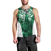 Queensland Maori Kiwi Personalised Men Tank Top Kikirangi Papua Shell Maori Tribal Tattoo