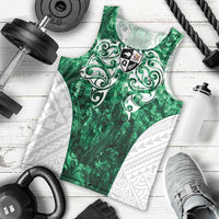 Queensland Maori Kiwi Personalised Men Tank Top Kikirangi Papua Shell Maori Tribal Tattoo