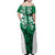 Queensland Maori Kiwi Personalised Off Shoulder Maxi Dress Kikirangi Papua Shell Maori Tribal Tattoo