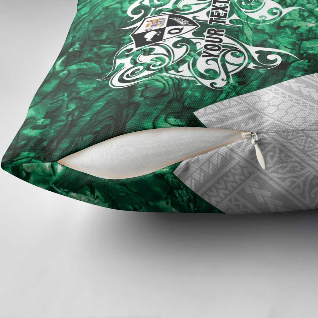 Queensland Maori Kiwi Personalised Pillow Cover Kikirangi Papua Shell Maori Tribal Tattoo - Polynesian Pride
