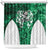 Queensland Maori Kiwi Personalised Shower Curtain Kikirangi Papua Shell Maori Tribal Tattoo