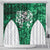 Queensland Maori Kiwi Personalised Shower Curtain Kikirangi Papua Shell Maori Tribal Tattoo