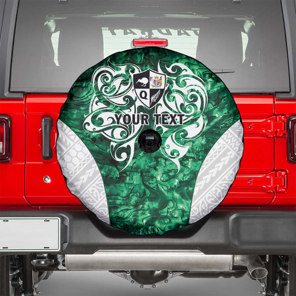 Queensland Maori Kiwi Personalised Spare Tire Cover Kikirangi Papua Shell Maori Tribal Tattoo LT9 - Polynesian Pride
