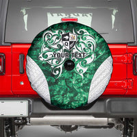 Queensland Maori Kiwi Personalised Spare Tire Cover Kikirangi Papua Shell Maori Tribal Tattoo LT9 - Polynesian Pride