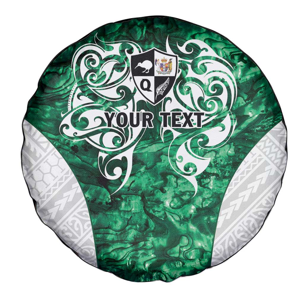 Queensland Maori Kiwi Personalised Spare Tire Cover Kikirangi Papua Shell Maori Tribal Tattoo LT9 - Polynesian Pride