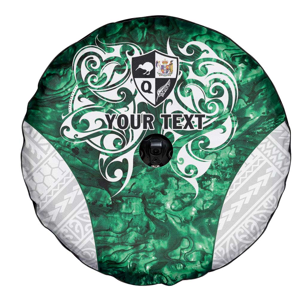 Queensland Maori Kiwi Personalised Spare Tire Cover Kikirangi Papua Shell Maori Tribal Tattoo LT9 - Polynesian Pride